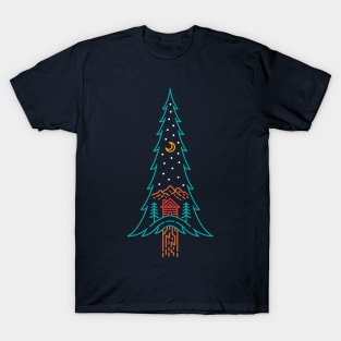 Overnight in The Pine Forest T-Shirt